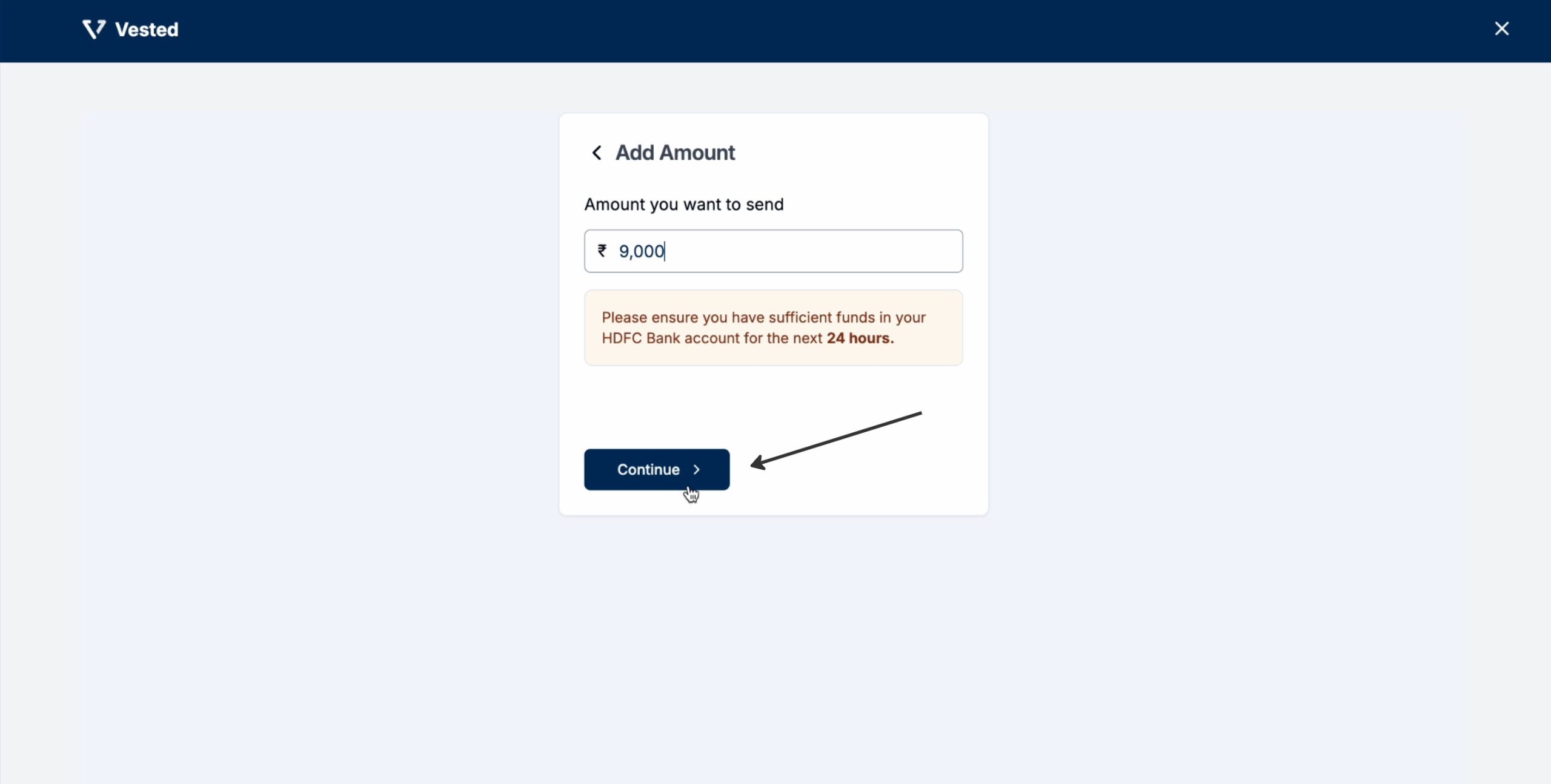 HDFC fund transfer