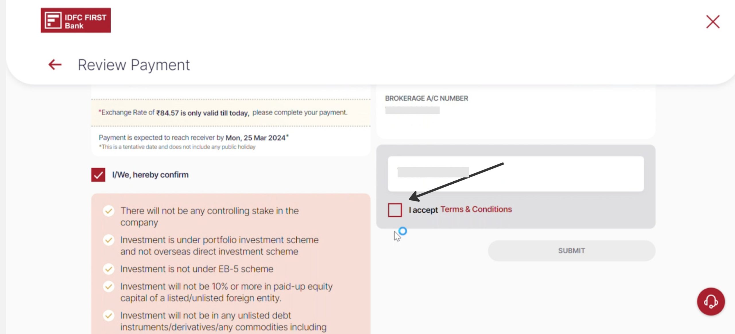 IDFC Fund transfer