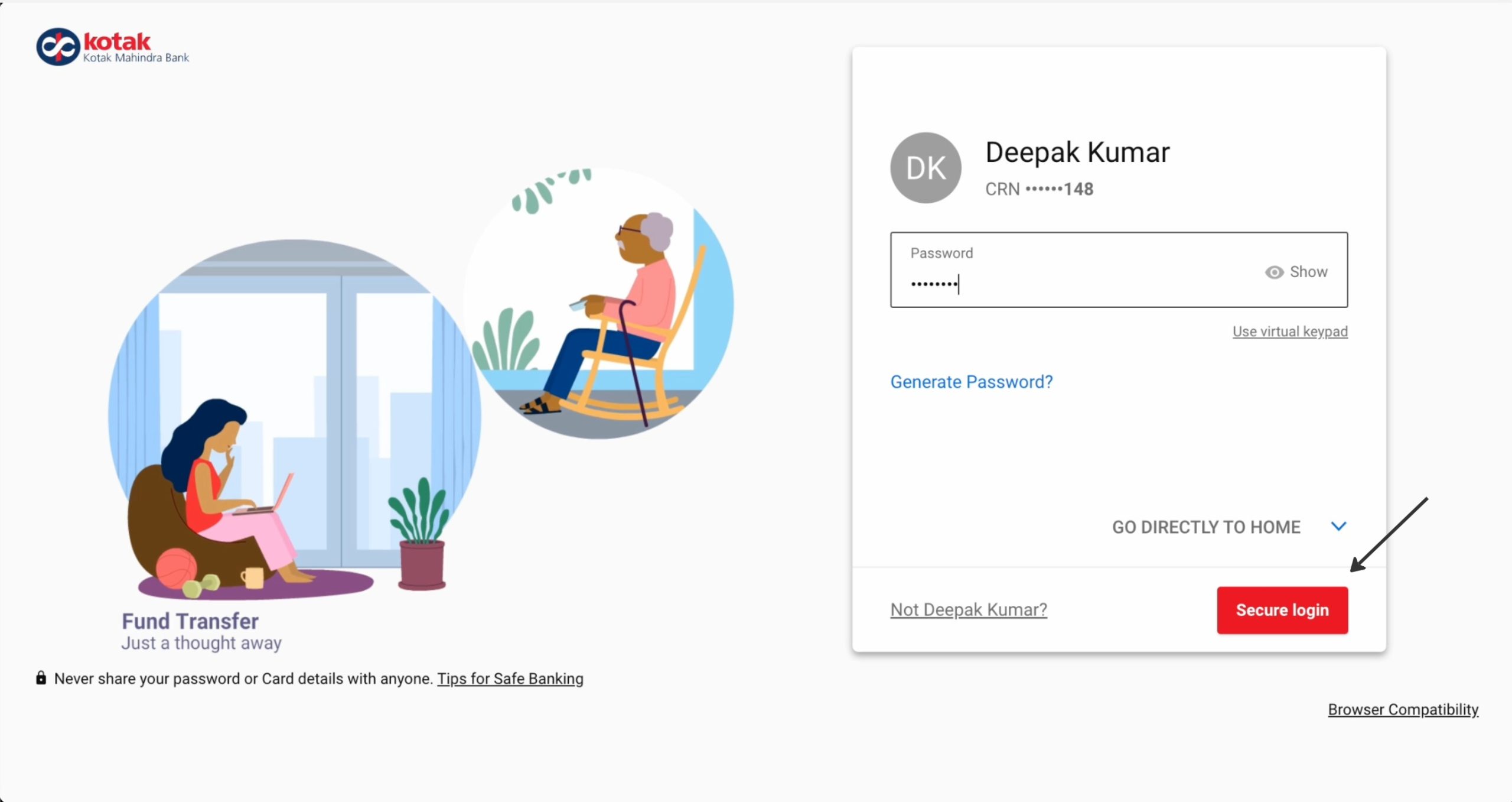 Kotak fund transfer