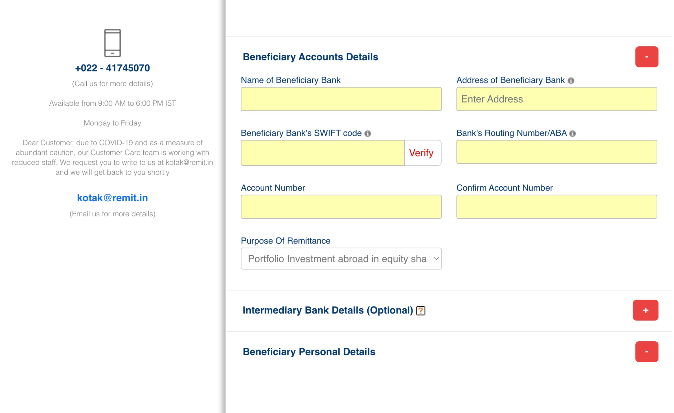 Kotak fund transfer